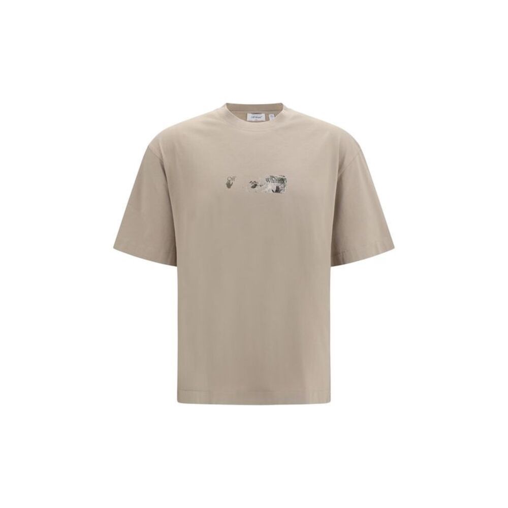 Off-White Beige Cotton Men's Sportswear